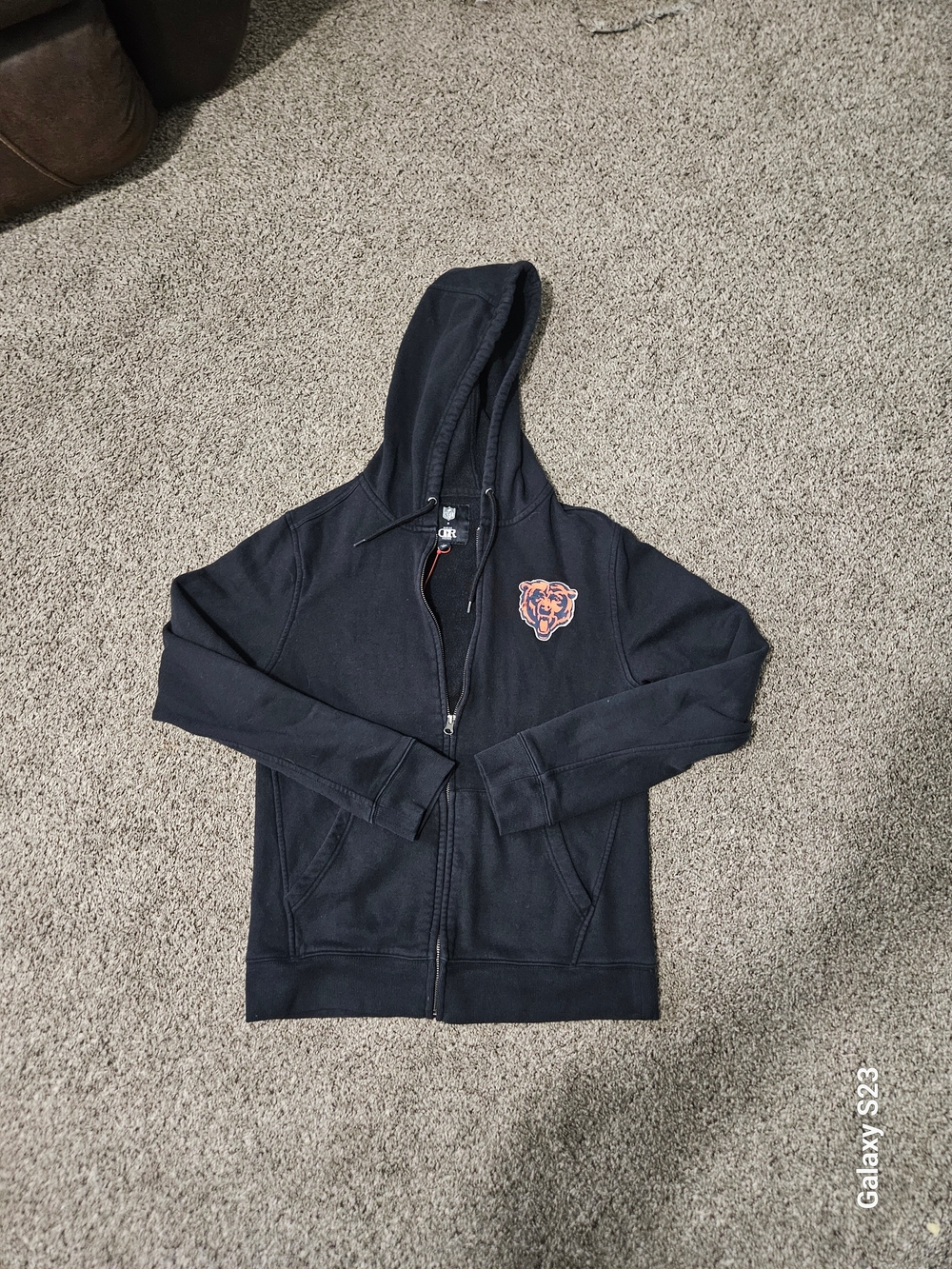 NFL x Darius Rucker Collection Chicago Bears Full Zip Hoodie Adult Small Black G